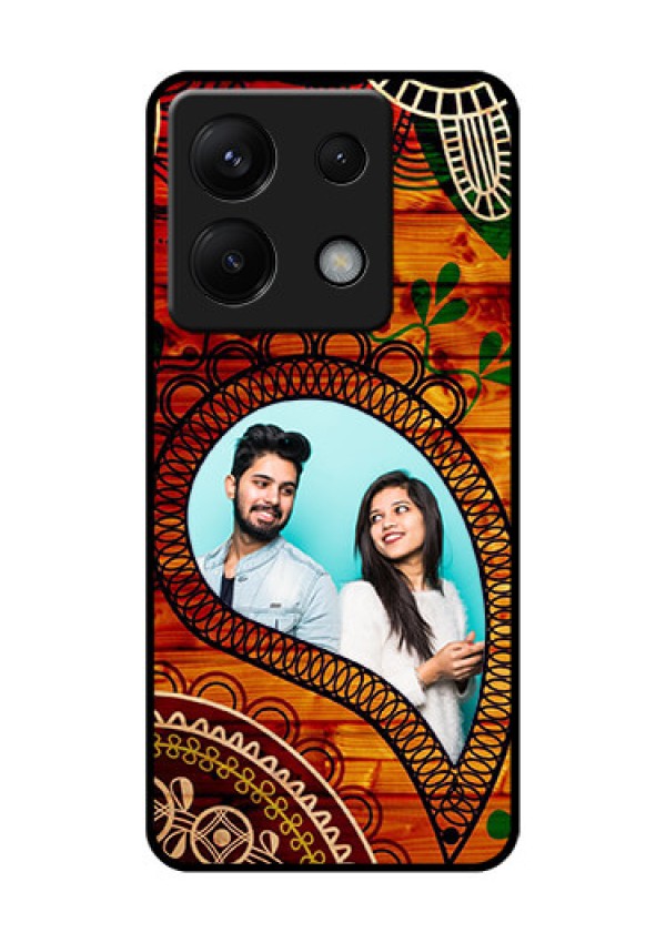 Poco X6 5G Custom Glass Phone Case - Abstract Colorful Design