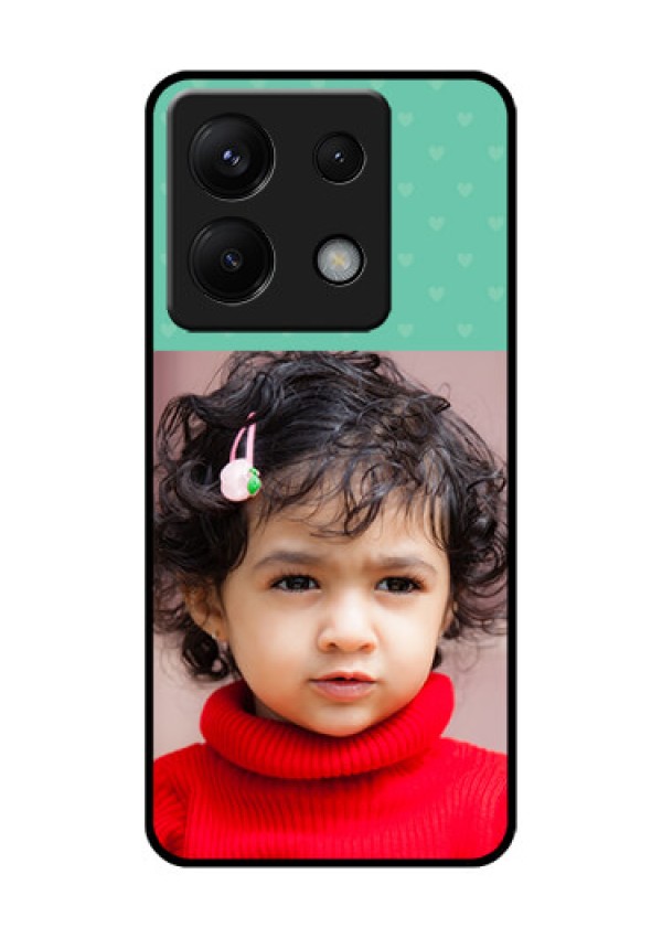 Poco X6 5G Custom Glass Phone Case - Lovers Picture Design