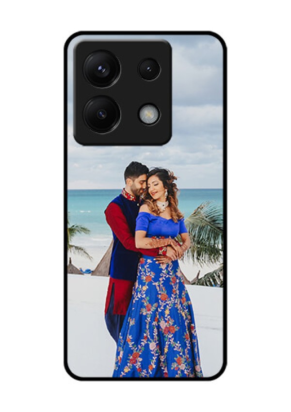Poco X6 5G Custom Glass Phone Case - Upload Full Picture Design