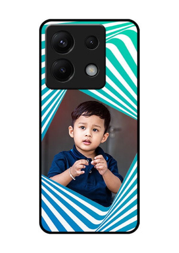 Poco X6 5G Custom Glass Phone Case - Abstract Spiral Design
