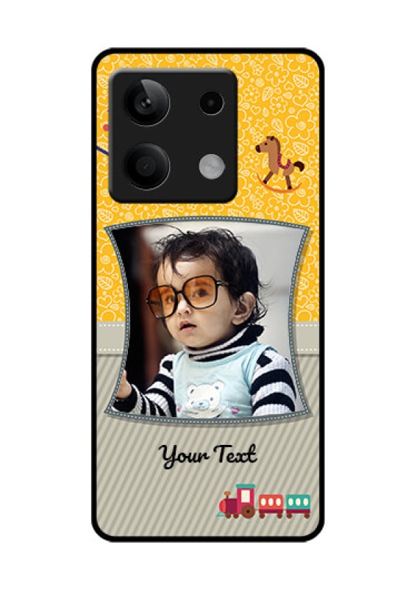 Poco X6 Neo 5G Custom Glass Phone Case - Baby Picture Upload Design