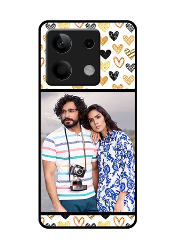 Poco X6 Neo 5G Custom Glass Phone Case - Love Symbol Design