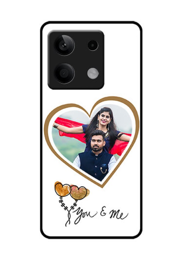 Poco X6 Neo 5G Custom Glass Phone Case - You & Me Design