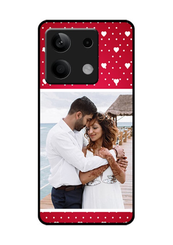 Poco X6 Neo 5G Custom Glass Phone Case - Hearts Mobile Case Design