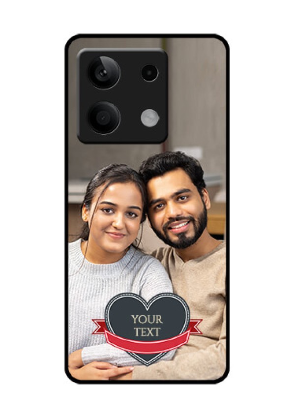 Poco X6 Neo 5G Custom Glass Phone Case - Just Married Couple Design