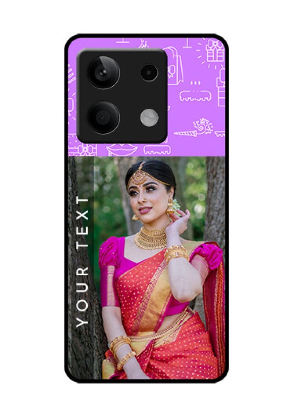 Poco X6 Neo 5G Custom Glass Phone Case - Birthday Icons Design