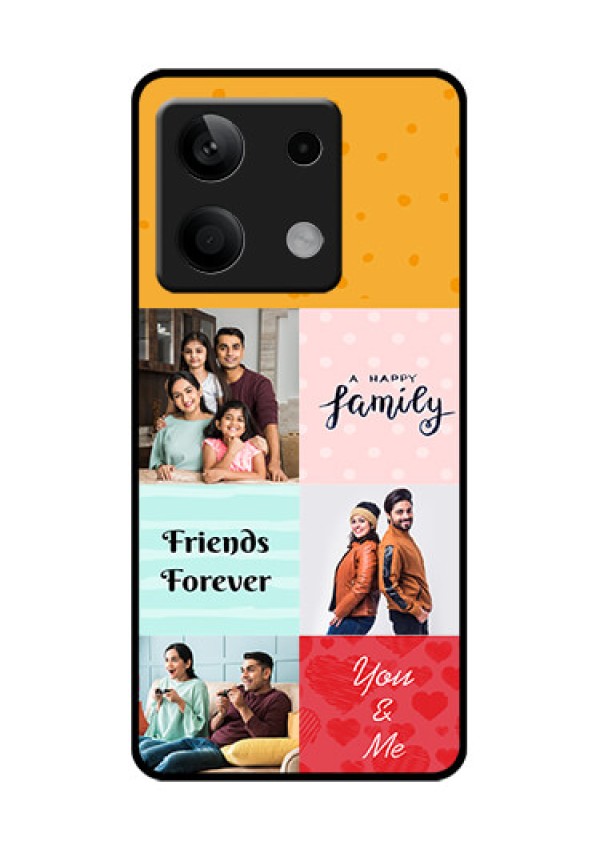 Poco X6 Neo 5G Custom Glass Phone Case - Images With Quotes Design