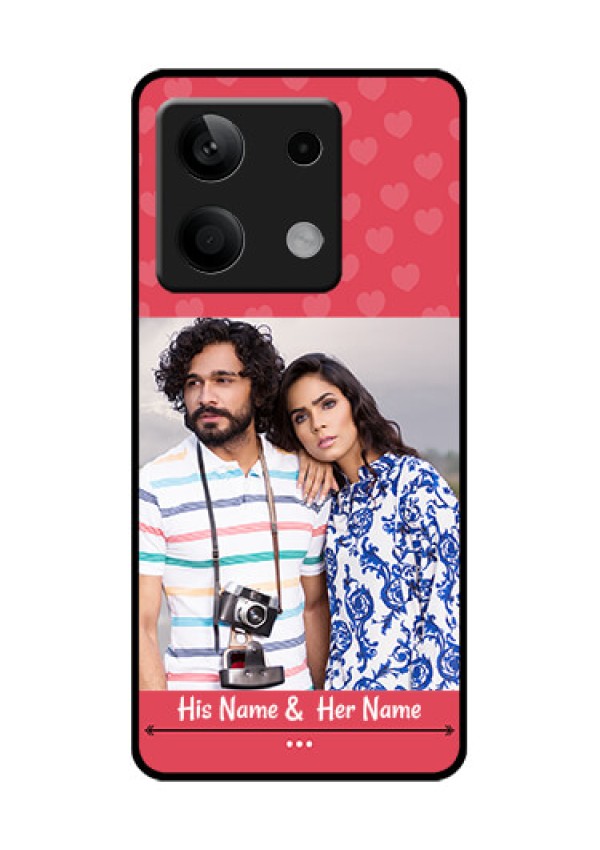 Poco X6 Neo 5G Custom Glass Phone Case - Simple Love Design