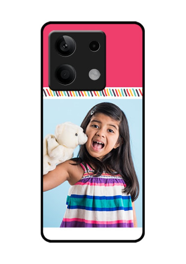 Poco X6 Neo 5G Custom Glass Phone Case - Line Art Design