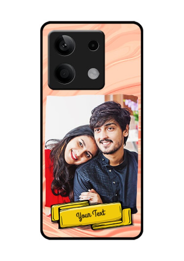 Poco X6 Neo 5G Custom Glass Phone Case - Marble Texture Design