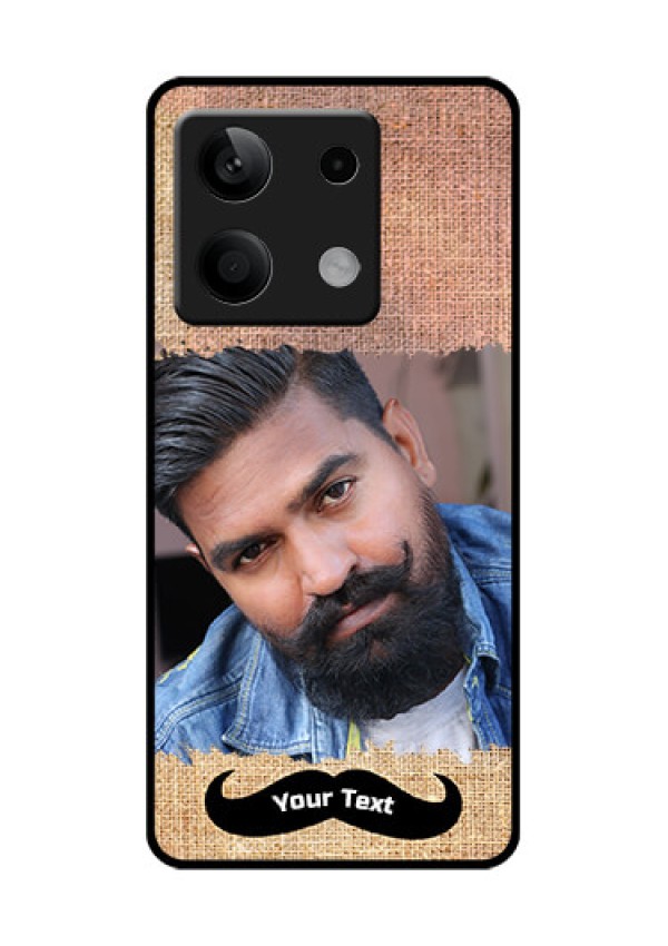 Poco X6 Neo 5G Custom Glass Phone Case - With Texture Design