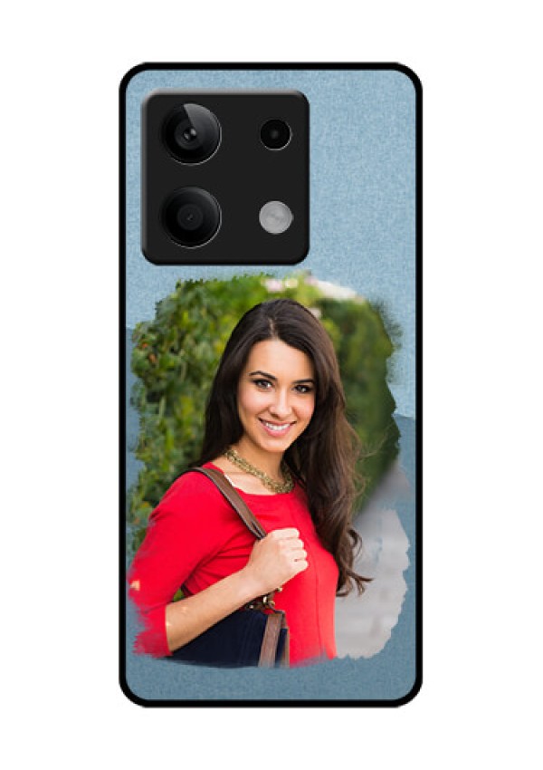 Poco X6 Neo 5G Custom Glass Phone Case - Grunge Line Art Design