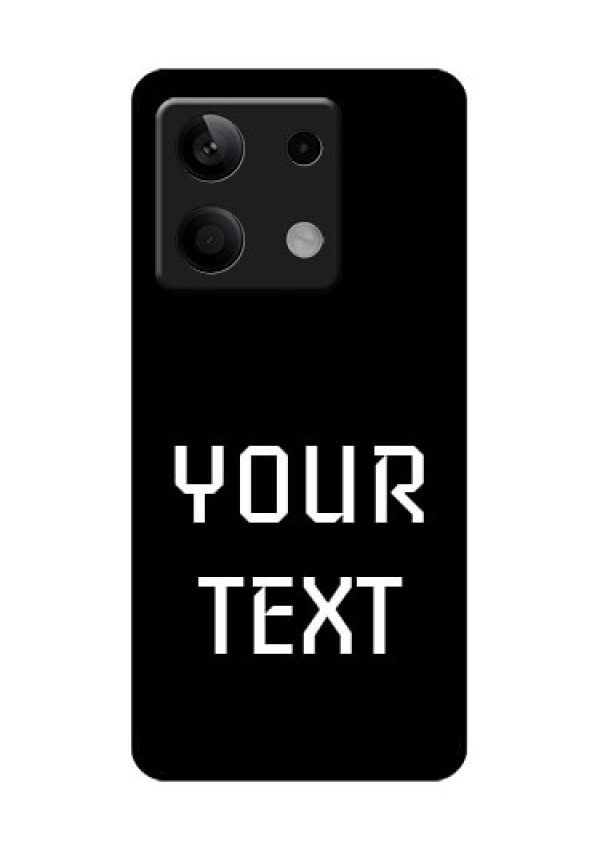 Poco X6 Neo 5G Custom Glass Phone Case - Your Name Design