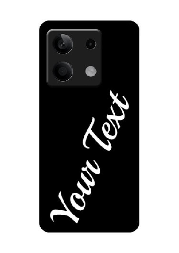 Poco X6 Neo 5G Custom Glass Phone Case - With Your Name Design