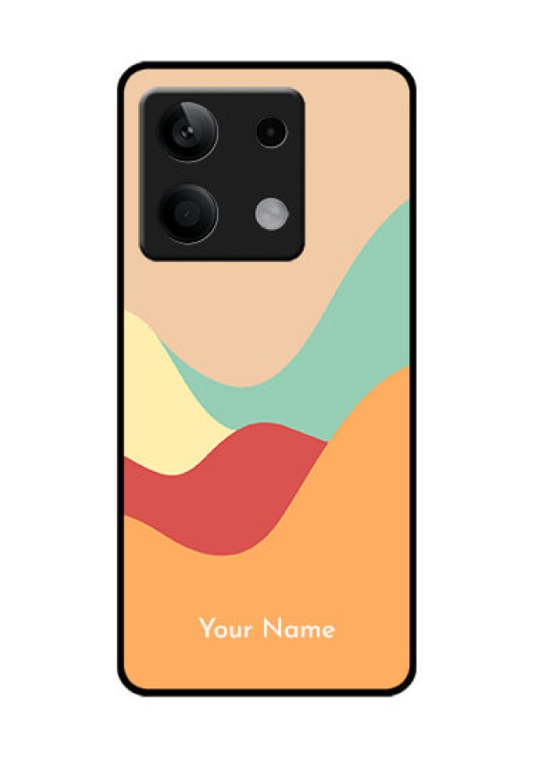 Poco X6 Neo 5G Custom Glass Phone Case - Ocean Waves Multi - Colour Design