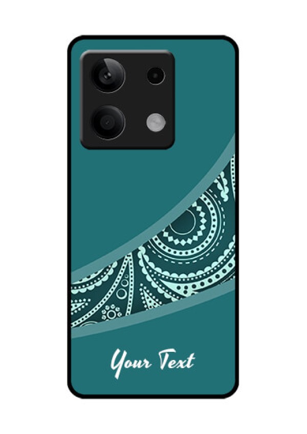 Poco X6 Neo 5G Custom Glass Phone Case - Semi Visible Floral Design