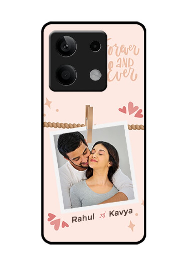 Poco X6 Neo 5G Custom Glass Phone Case - Forever And Ever Love Design