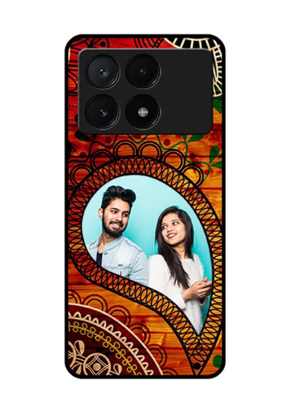 Poco X6 Pro 5G Custom Glass Phone Case - Abstract Colorful Design