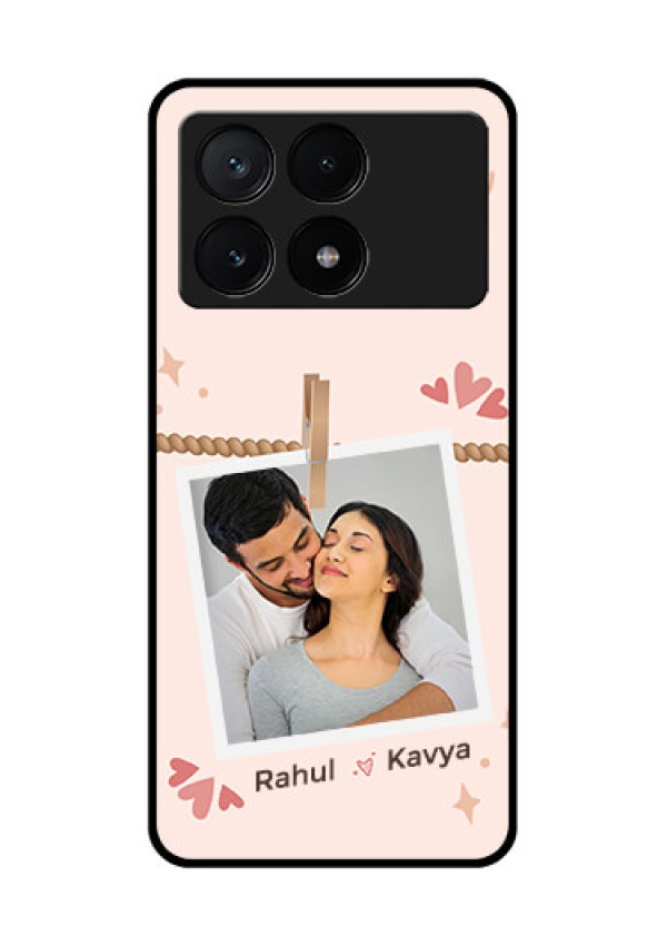 Poco X6 Pro 5G Custom Glass Phone Case - Forever And Ever Love Design