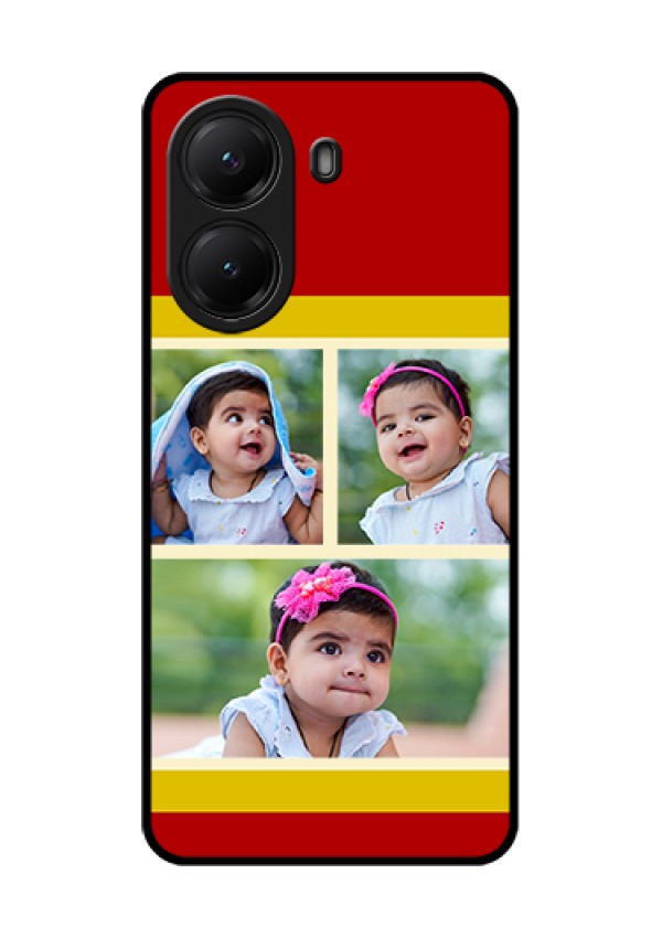 Poco X7 Pro 5G Custom Glass Phone Case - Multiple Pic Upload Design
