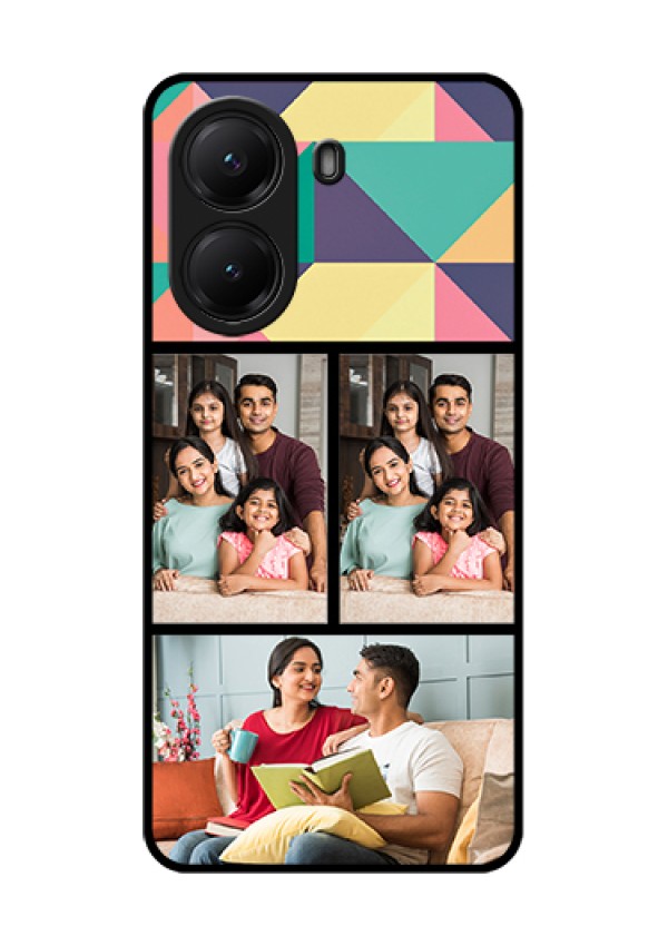 Poco X7 Pro 5G Custom Glass Phone Case - Bulk Pic Upload Design