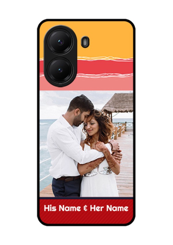 Poco X7 Pro 5G Custom Glass Phone Case - Colorful Case Design