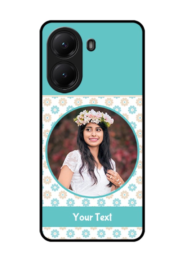 Poco X7 Pro 5G Custom Glass Phone Case - Beautiful Flowers Design