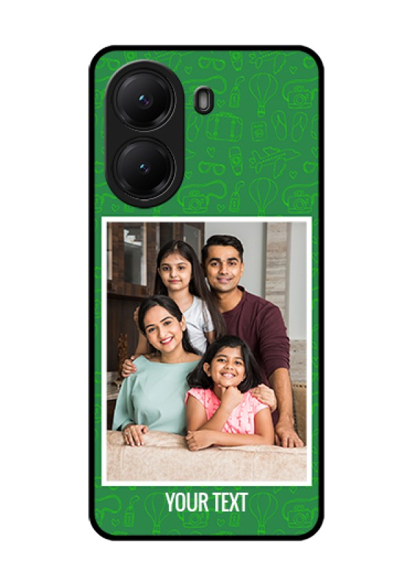 Poco X7 Pro 5G Custom Glass Phone Case - Picture Upload Design