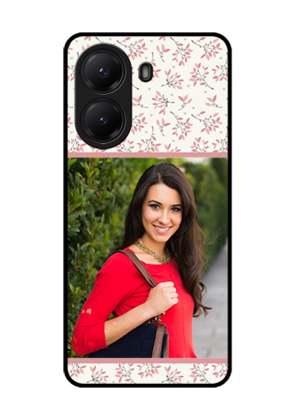 Poco X7 Pro 5G Custom Glass Phone Case - Stunning Floral Design