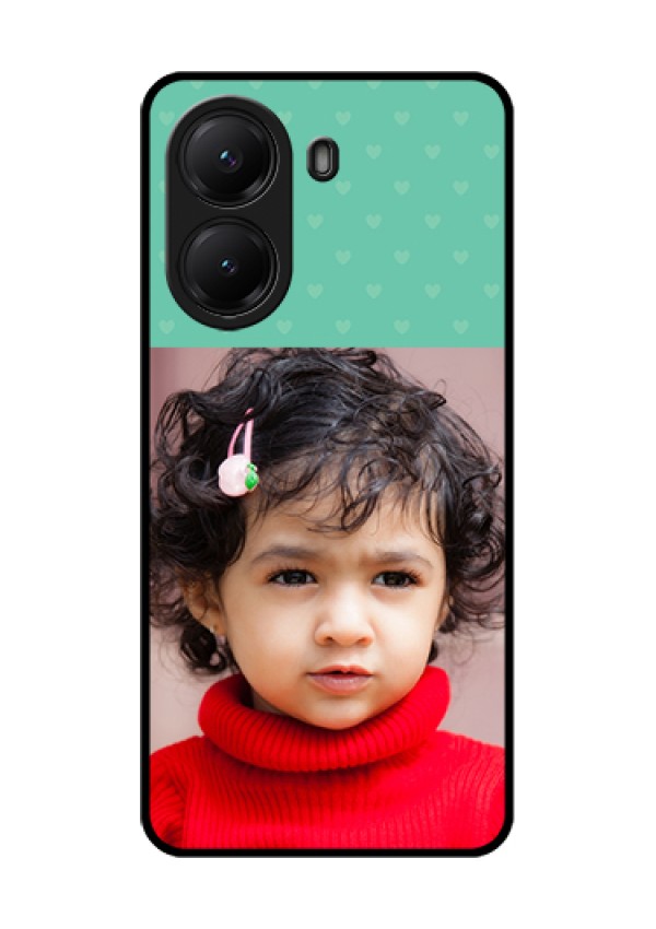 Poco X7 Pro 5G Custom Glass Phone Case - Lovers Picture Design