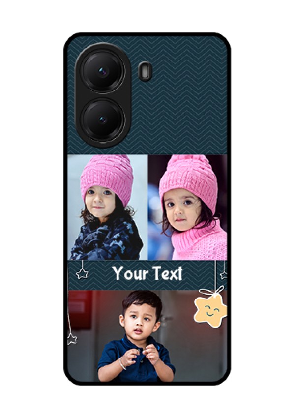 Poco X7 Pro 5G Custom Glass Phone Case - Hanging Stars Design