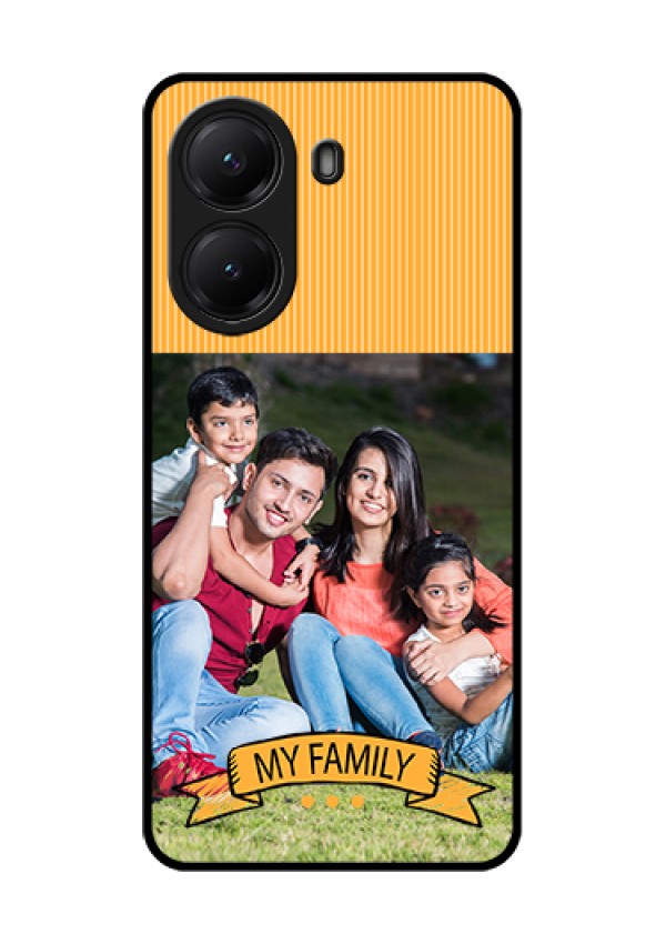 Poco X7 Pro 5G Custom Glass Phone Case - My Family Design