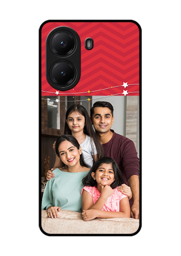 Poco X7 Pro 5G Custom Glass Phone Case - Happy Family Design