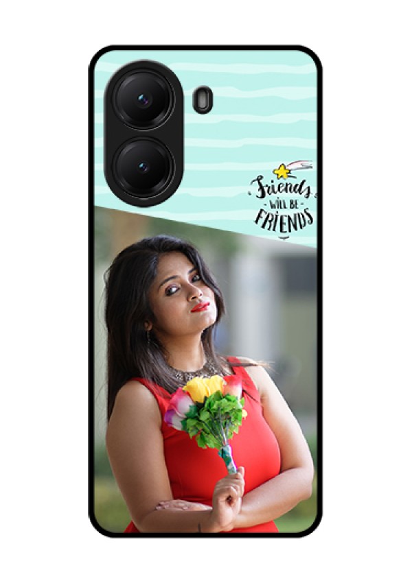 Poco X7 Pro 5G Custom Glass Phone Case - Friends Picture Icon Design