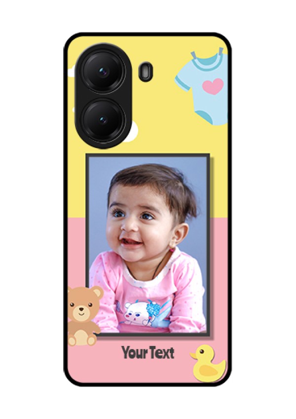 Poco X7 Pro 5G Custom Glass Phone Case - Kids 2 Color Design