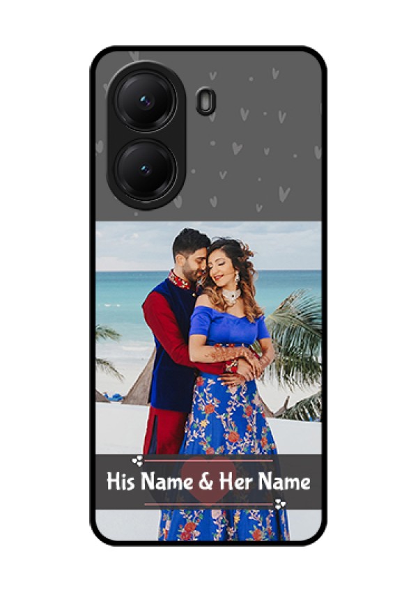 Poco X7 Pro 5G Custom Glass Phone Case - Buy Love Design With Photo Online