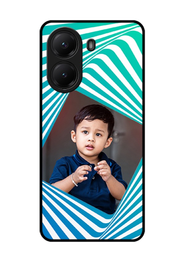 Poco X7 Pro 5G Custom Glass Phone Case - Abstract Spiral Design