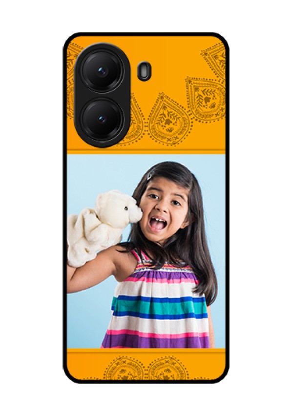 Poco X7 Pro 5G Custom Glass Phone Case - Photo Wedding Design