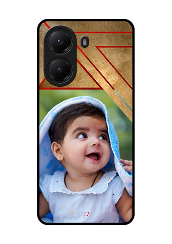 Poco X7 Pro 5G Custom Glass Phone Case - Gradient Abstract Texture Design