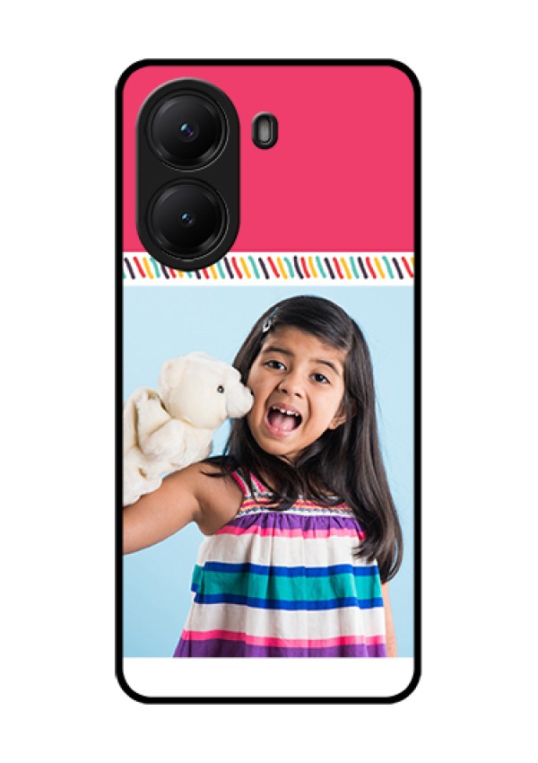 Poco X7 Pro 5G Custom Glass Phone Case - Line Art Design
