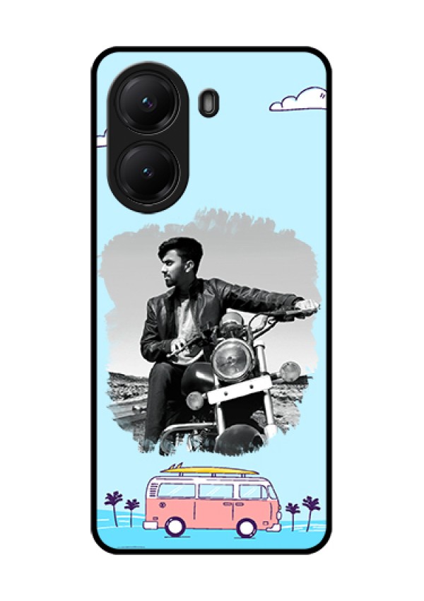 Poco X7 Pro 5G Custom Glass Phone Case - Travel & Adventure Design
