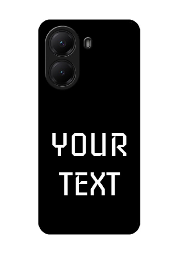 Poco X7 Pro 5G Custom Glass Phone Case - Your Name Design