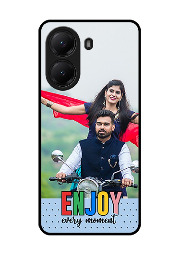 Poco X7 Pro 5G Custom Glass Phone Case - Enjoy Every Moment Design