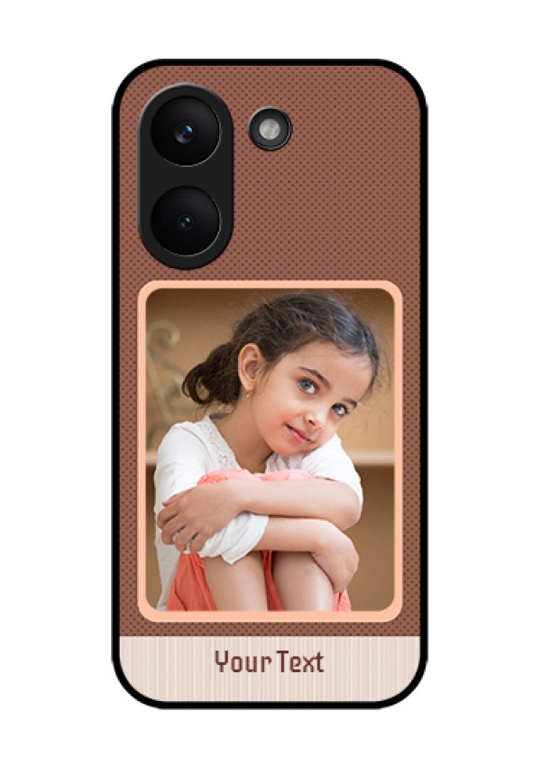 Poco X8 Pro 5G Custom Glass Phone Case - Simple Pic Upload Design