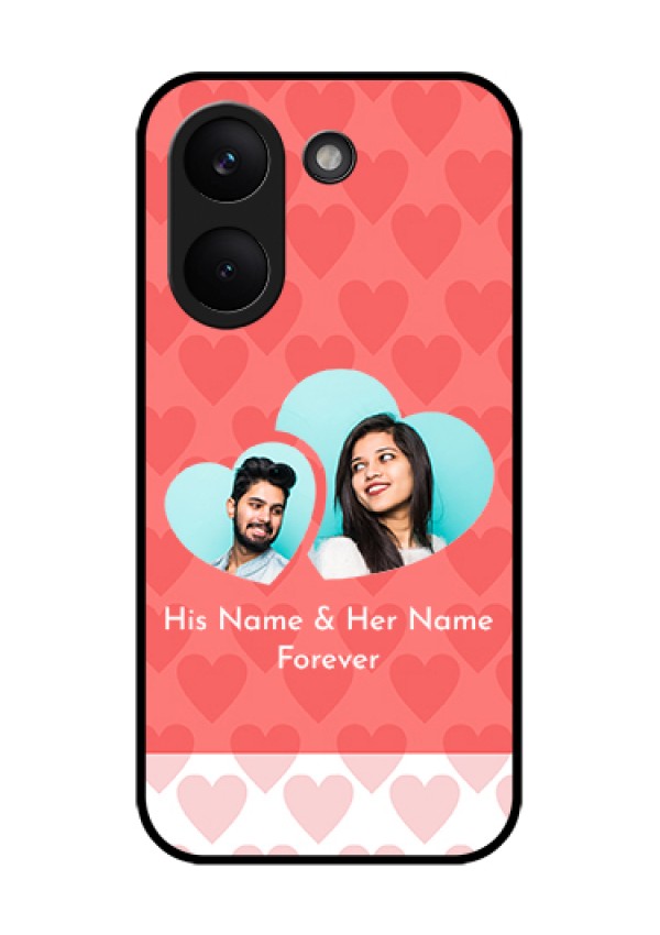 Poco X8 Pro 5G Custom Glass Phone Case - Couple Pic Upload Design