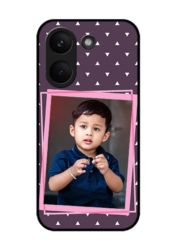 Poco X8 Pro 5G Custom Glass Phone Case - Triangle Pattern Dotted Design