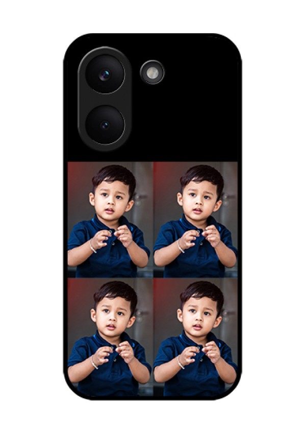 Poco X8 Pro 5G Custom Glass Phone Case - 4 Image Holder Design