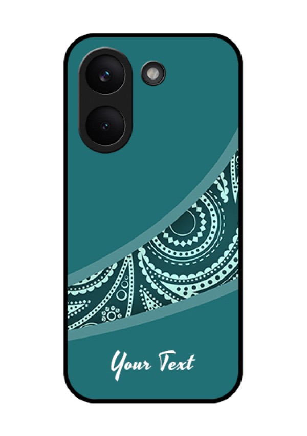 Poco X8 Pro 5G Custom Glass Phone Case - Semi Visible Floral Design