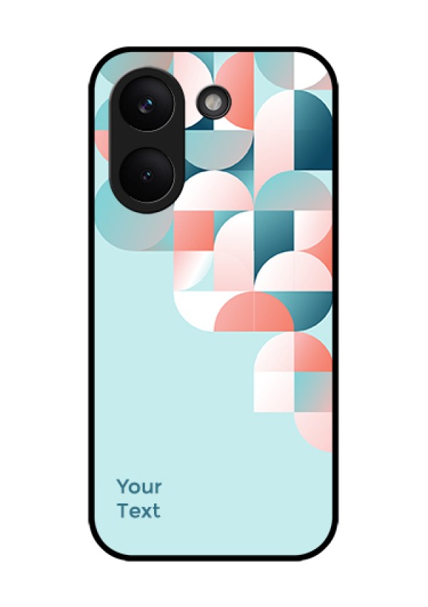 Poco X8 Pro 5G Custom Glass Phone Case - Stylish Semi - Circle Pattern Design