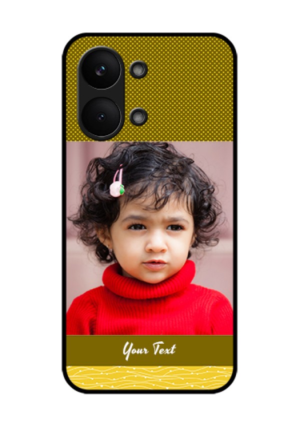 Poco X8 Pro Max 5G Custom Glass Phone Case - Simple Green Color Design